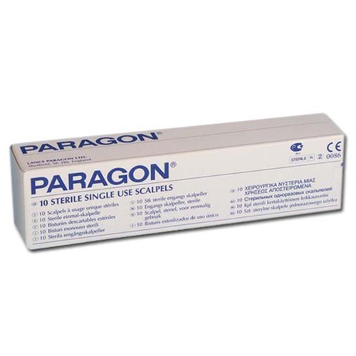 Paragon disposable scalpels N. 10 - sterile