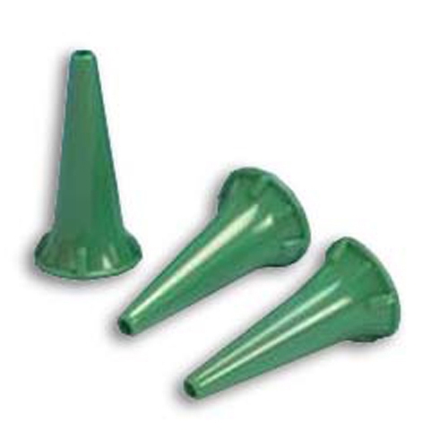Disposable green Mini ear speculum - Ø 2.5 mm - 100 pcs