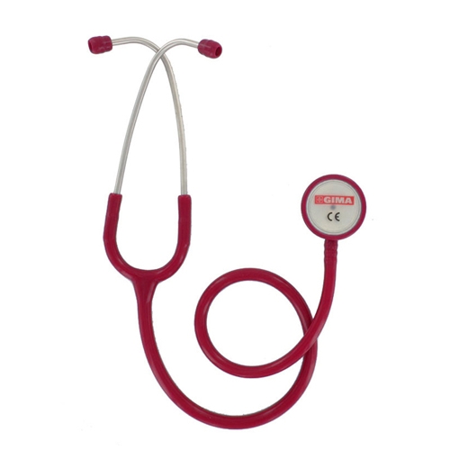 Classic double head stethoscope for adults - Y-tube burgundy