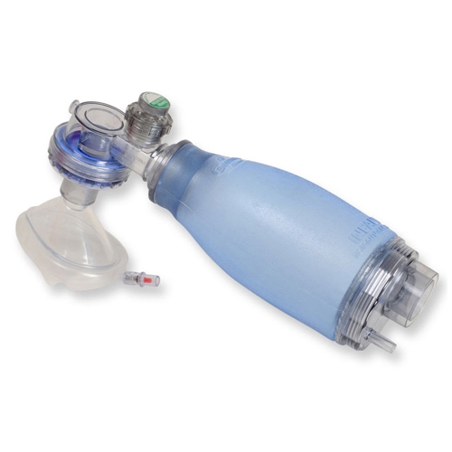 PVC resuscitator - infant - with face mask