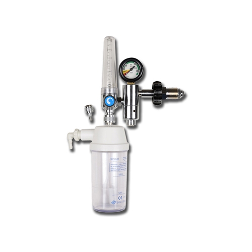 Pressure reducer NF with flowmeter and humidifier 