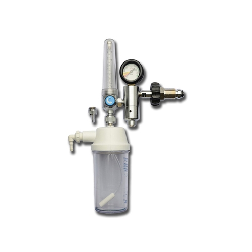 Pressure reducer British with flowmeter and humidifier
