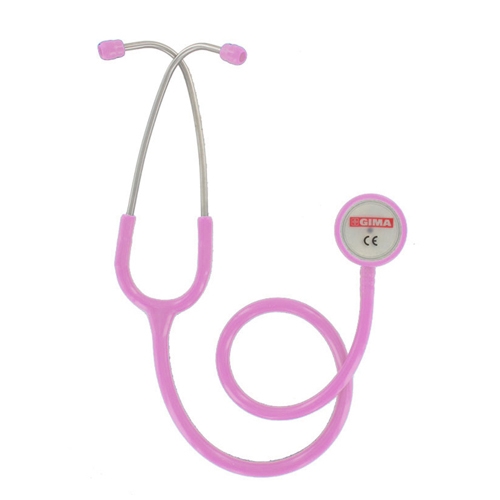 Classic doulbe head stethoscope for adults - Y-tube pink 