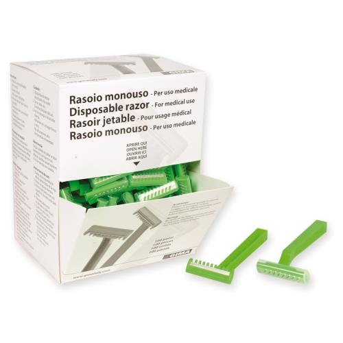 Disposable razors non sterile - double blade - 100 pcs.