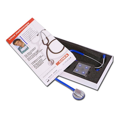 Stethoscope Linux - Y-tube blue