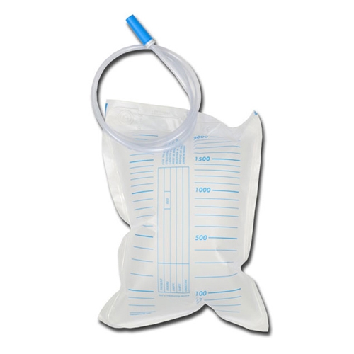Standard urine bags 2000 cc - tube 90 cm