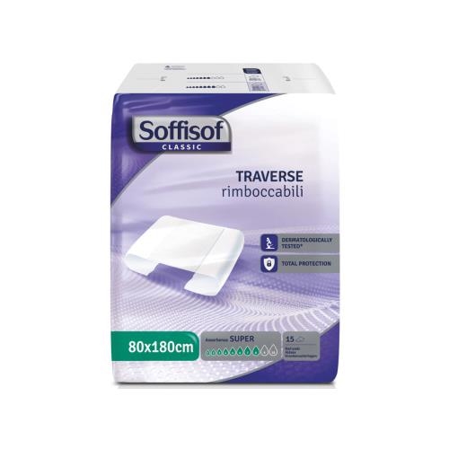 Soffisof absorbent bed pads - 80x180 cm