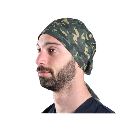 Surgical cap military green fantasy - M