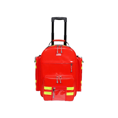 Logic 2 PVC coated trolley rucksack - red