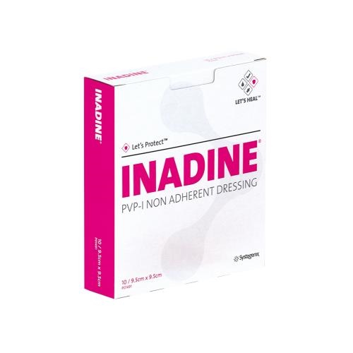 Inadine™ PVP-I Non adhesive dressing - 9,5 x 9,5 cm