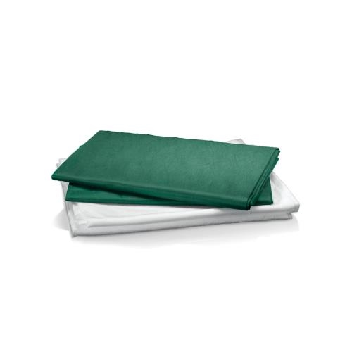 Green non-woven sheets 120 x 230 cm