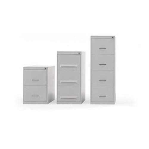 Vertical metal filing cabinet - 3 drawers