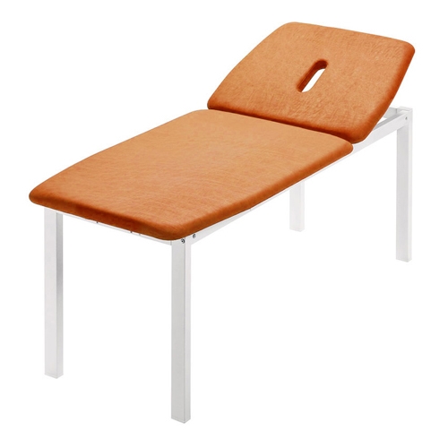 New Metal examination and treatment couch - width 80 cm - orange