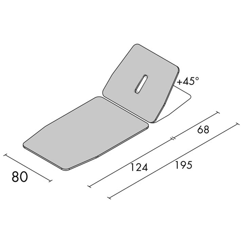 New Metal examination and treatment couch - width 80 cm - anthracite