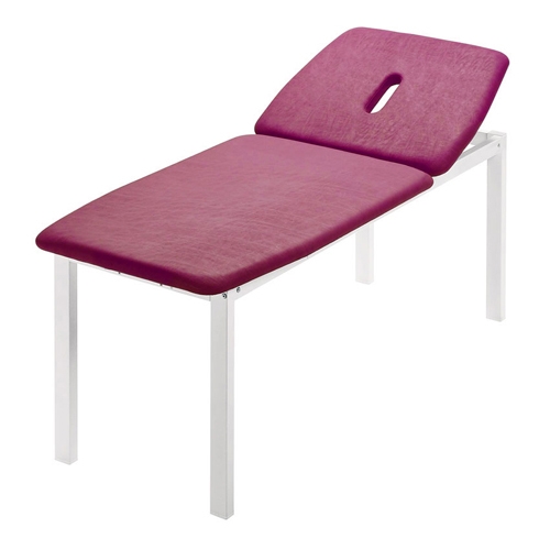 New Metal examination and treatment couch - width 80 cm - fucsia
