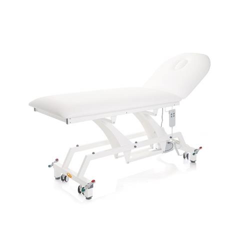 Lytus electric couch with wheels and 68 cm top - white