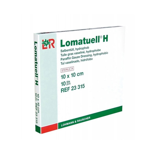 Paraffin filled gauze Lomatuell H 10x10 cm