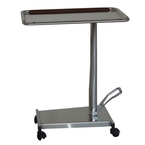 Mayo table - stainless steel base with pump