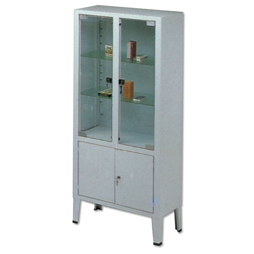 Cabinet 4 doors - temperated glass