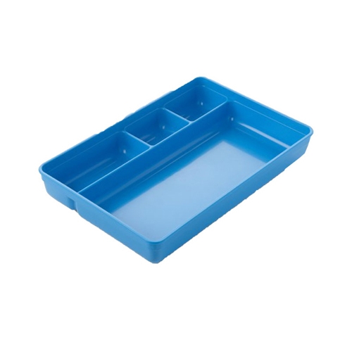 Plastic compartment tray 270x180x41 mm
