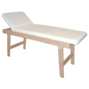 Wooden examination couch