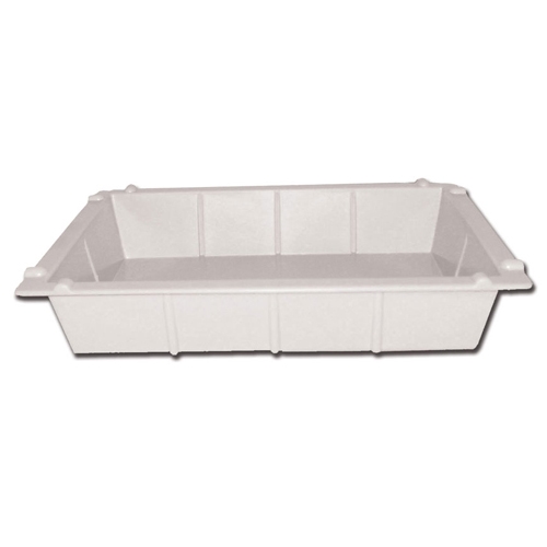 Plastic tray for cabinet trolley - 600x400xh50 mm 