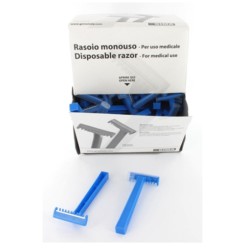 Disposable razors non sterile - single blade - 100 pcs.