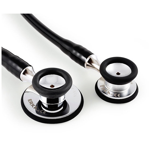 Stethoscope ERKA Finesse with double chest-piece - black
