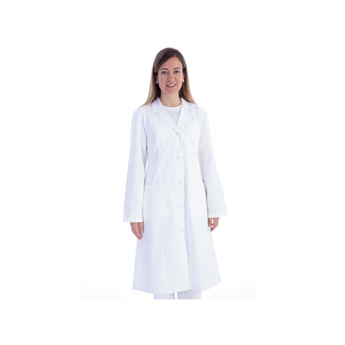 White cotton blend coat for women - size 38-40