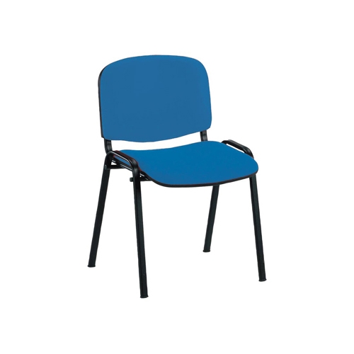 Iso - Waiting rooms chair - leatherette - blue fireproof