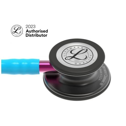 Littmann Classic III stethoscope - 5872 - turquoise with smoke and violet finish