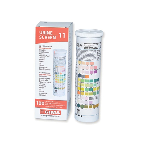 Urine strips 11 parameters for professional use