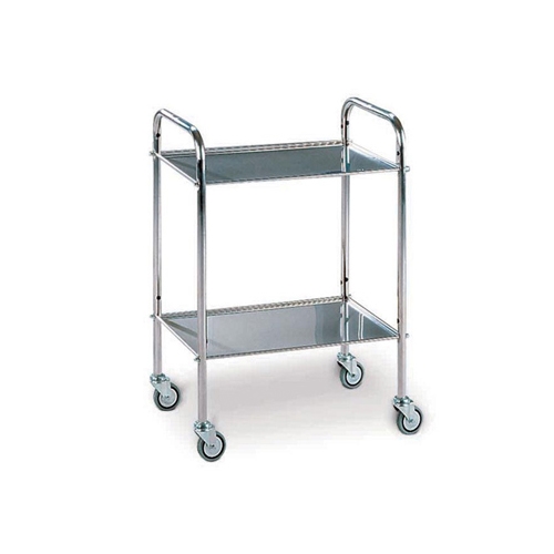 Stainless steel Lancart kart with 2 shelve - small