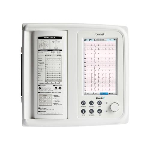 ECG Cardio 7 with 12 leads and 12 channels with touch screen