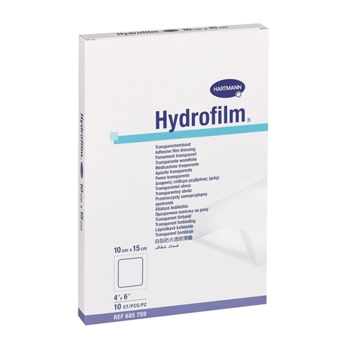 Sterile adhesive transparent medication Hydrofilm - 6 x 7 cm