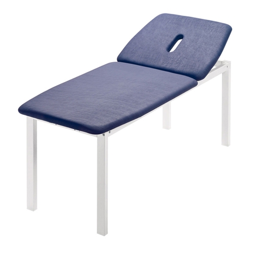 New Metal examination and treatment couch - width 80 cm -  light blue