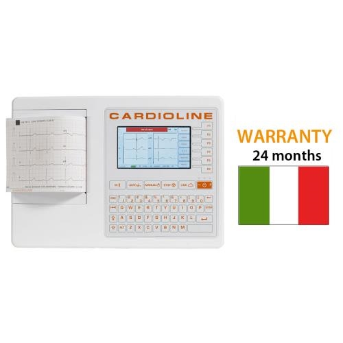 Cardioline ECG100S, electorcardiograph 12 leads and 3/6 channels