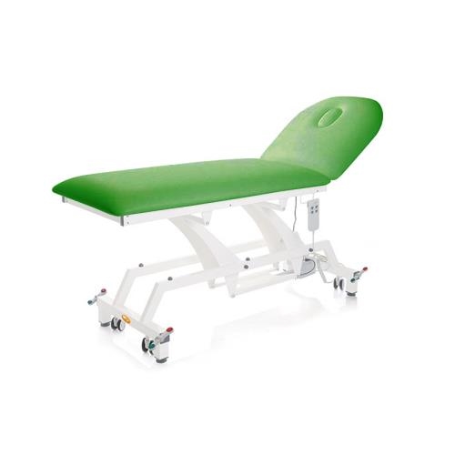 Lytus electric couch with wheels and 68 cm top - green