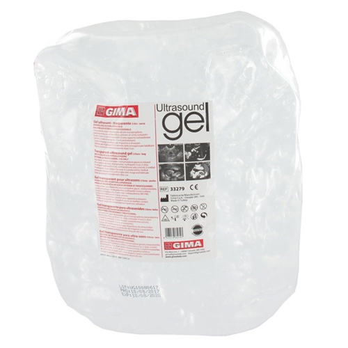 Transparent ultrasound gel - 1 bag of 5 kg